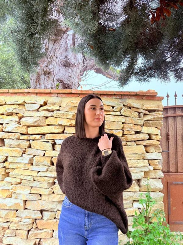 Pull Léonie chocolat