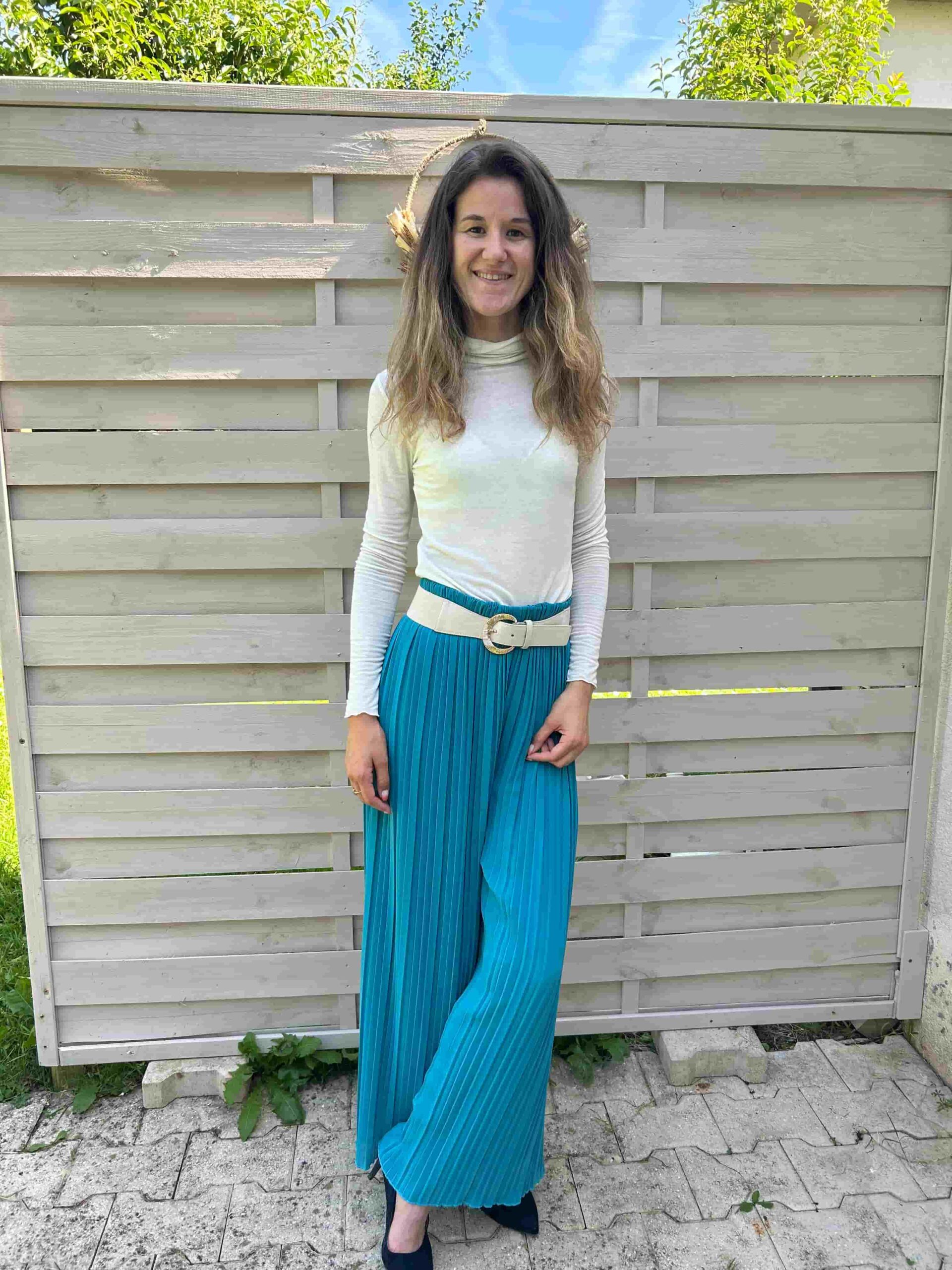 Pantalon plissé Alma