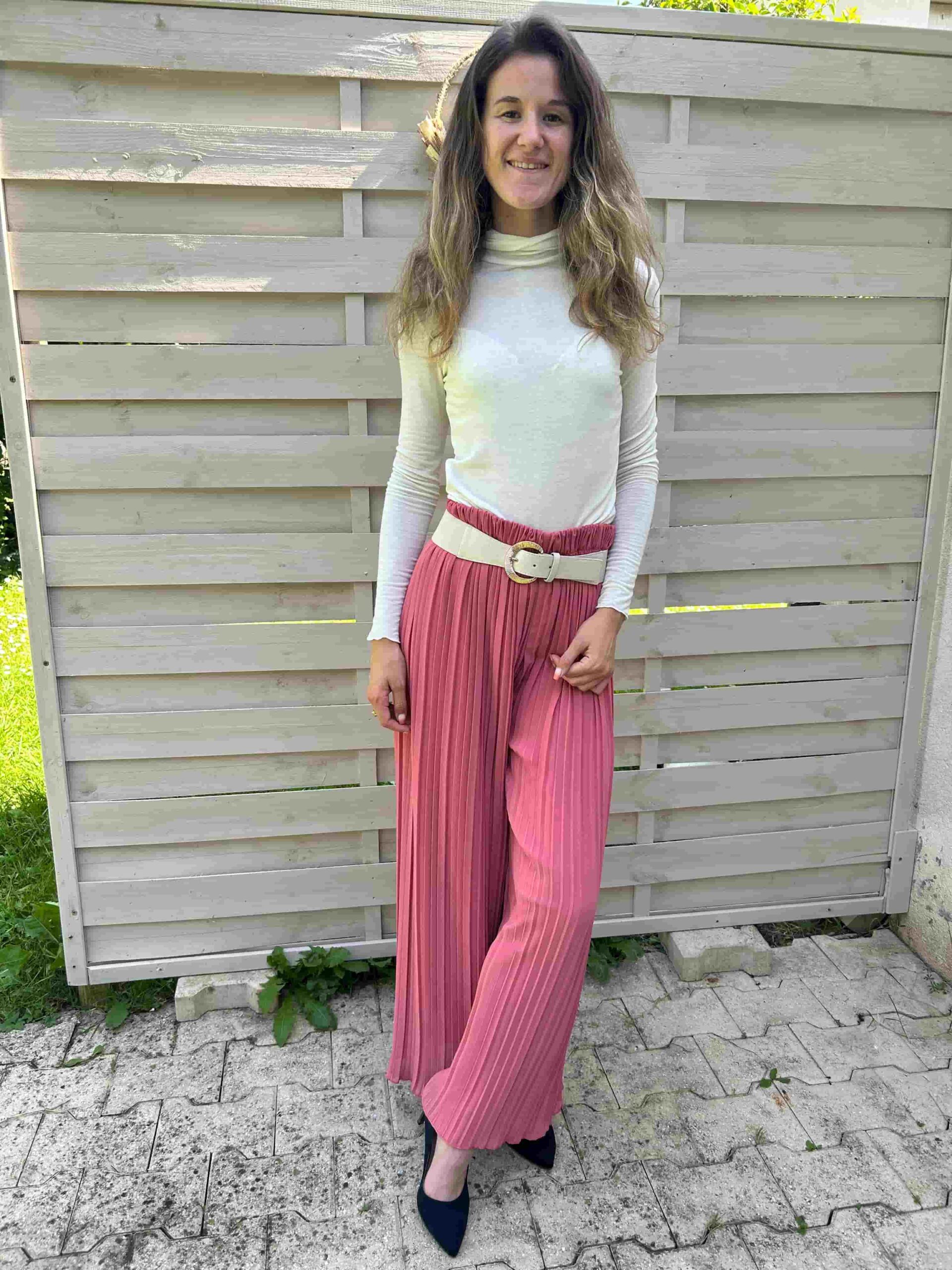Pantalon plissé Alma