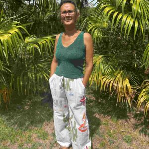 Pantalon floral
