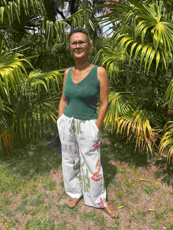 Pantalon floral