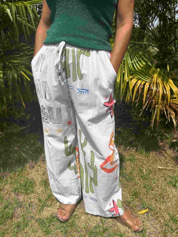 Pantalon floral